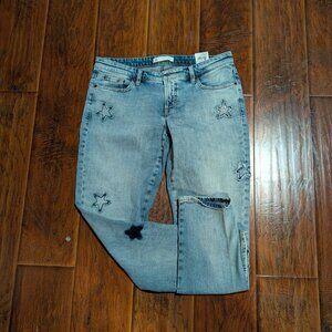 CAMBIO JEANS  Vintage Edition Laurie Stars Embellishments Patches Skinny